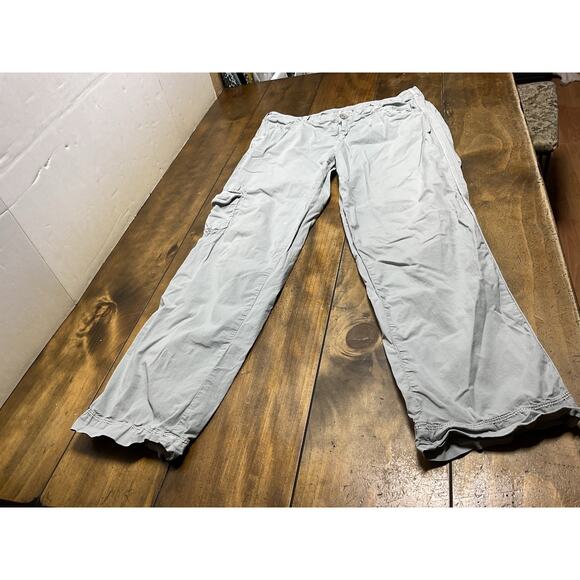 Fresh Produce Safari Pants Sea Green Casual Comfy Size Large - Picture 4 of 16